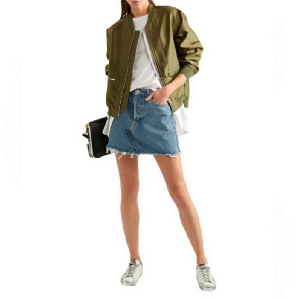 RE/DONE Denim Blue Skirt USA NWOT✨Sz 28